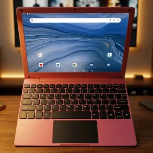 10.1 Inch Android Laptop Back PC Allwinner A133 2GB RAM 64GB Storage Quad Core IPS Panel English Keyboard Intel Wireless