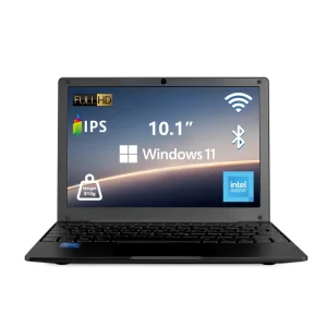 10.1 Inch Intel N4000 Laptop with 8GB RAM DDR4 Windows 11 Notebook Computer for Students Learning Education & Programming