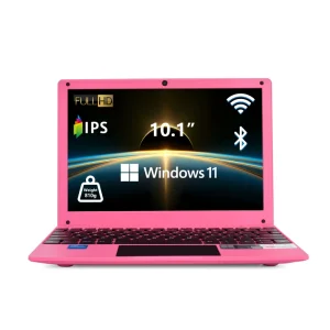 10.1 Inch Portable IPS Laptop Intel Celeron N4000 8GB RAM 128GB SSD Windows 11 for Study and Office Use