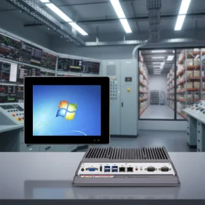 12.1 Inch Industrial All In One PC Touch Screen Computer Capacitive Touch Screen With Windows For Smart Factories