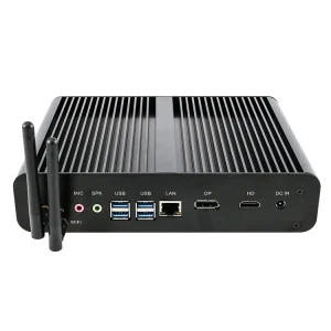 12th Gen Intel Core I7 1255U 1165G7 10710U Fanless Mini Computer Desktop Gaming Barebone PC HTPC Aluminum Efficient Cooling WiFi