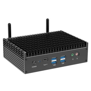 13Th Gen Fanless Mini PC Core I7 1355U Dual 2.5G LAN 2xHD MI DP Triple 4K Win 11 Desktop Office Gamer Mini Computer Thunderbolt4
