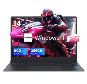 14英寸笔记本电脑 英特尔 8GB RAM 256GB SSD Win11 指纹识别 英文键盘 商务版
