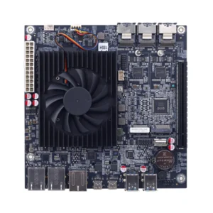14-Bay NAS Motherboard 2x10G LAN Intel Ultra 9 285H 7 255H 32G LPDDR5 Max 12*SATA 2*NVMe 2*USB4 Gaming Mini PC Mainboard