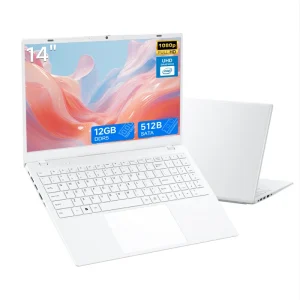 14″ HD Ultra Light Thin Laptop Computer Quad Core Intel Celeron Processor 12GB RAM 128GB Ordinateur Portable Laptop PC