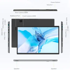 14 Inch 2-in-1 Intel Metal Tablet Laptop Touchscreen OEM ODM Convertible Tablet PC Detachable Keyboard SSD Storage