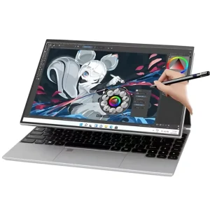 14 Inch 2 in 1 Touchscreen Notebook PC Intel N95 16GB RAM 2TB SSD Win 11 IPS 16 10 Dual Heat Dissipation Home