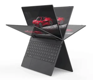 14 Inch 4K Touch Screen Laptop DDR5 12GB Win 10 Fold 360 Degree for Student and Personal Laptop
