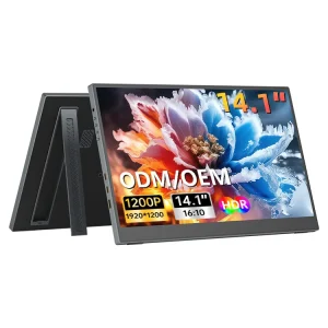 14-Inch Full HD 1080P Portable IPS Touchscreen Monitor with Type-C Built-in Speakers Business Laptop PC External Display