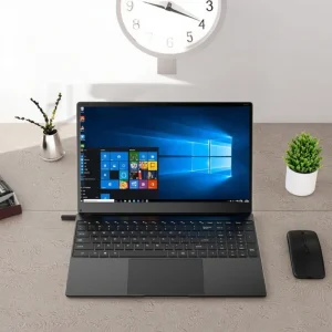 14 Inch IPS FHD Touchscreen Business Laptop 16GB RAM Intel Wireless Windows 11 SSD New Condition Gray 1-Year Warranty