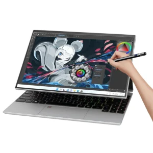 14 Inch Yoga Slim RGB Backlit Keyboard Notebook Intel N95 Windows 10 16Gb Ram 2 in 1 Tablet Laptop Computer
