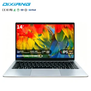 笔记本电脑 14 英寸 J4105 笔记本电脑 RAM 6GB RAM 64GB SSD 商务办公电脑 个人和家庭笔记本电脑 商务电脑