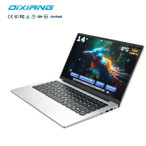 银色笔记本电脑 14 英寸 N5095 8GB 16GB 32GB RAM 128GB 256GB 512GB 1TB ROM 商务办公学生