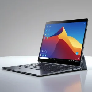 工厂 14.1英寸 N95/N100/N150 2合1 笔记本电脑 Windows 11 商务学生娱乐会议 便携式笔记本电脑