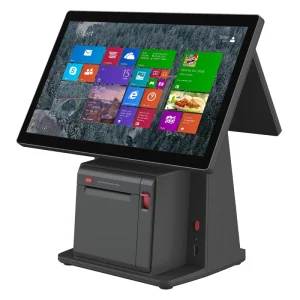 14.1” Touch Screen All in One Computer Cash Register Pos Built in Printer Supermarket Digital Counter Cashier Machine Pos