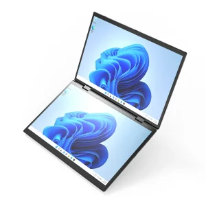 14+14英寸双屏笔记本电脑 Windows 11 Pro 5000mAh 笔记本电脑 中国工厂 英特尔笔记本电脑