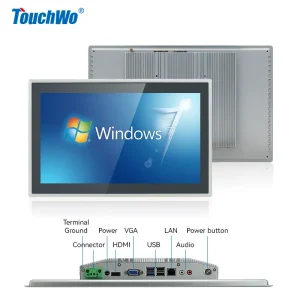 15 15.6 17 19 Inch Aluminum Flat Embedded Hight Brightness Industrial Medical Touch Screen Monitor Panel PC