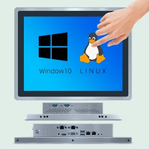 15-Inch Win11 Industrial Tablet All In One Computer PCAP Touch Screen Customized Ports For Business Use