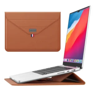 15 Inch and 15.6 Inch Laptop Sleeve Case for MacBook Air A2941 and A1286 Computer Leather Bags Compatible with Microsoft and Lenovo