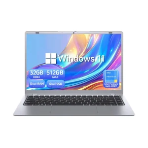 15.6英寸 1920×1080 FHD WiFi 5 AMD 3020e 双核 8GB DDR4 256GB 固态硬盘 Win11 笔记本电脑