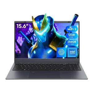 15.6英寸 笔记本电脑 1920×1080 IPS 显示器 四核 N95 处理器 16GB DDR4 512GB 固态硬盘 学生商务笔记本电脑