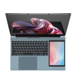 15.6″+7″ Touchable Dual Screen Laptop Intel Processor Slim Portable Design SSD IPS English Metal US for Business Traveling New