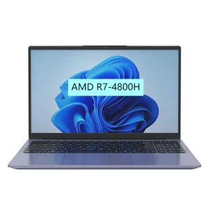 全新 15.6 英寸 AMD R7-4800H DDR4 8GB 16GB 32GB 笔记本电脑 Windows 11 Pro 背光英文键盘 超薄商务笔记本电脑