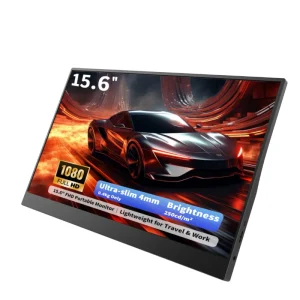 15.6 Inch 1920×1080 IPS HDR Built in Speaker Portable Gaming Monitor with USB C for Laptop and PC Extended Screen