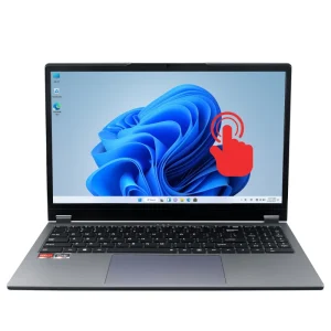 15.6 Inch 2-in-1 Touchscreen Business Laptop AMD 3200U Dual Core Processor 360° Hinge Backlit RJ45 Windows 11 Pro English New US