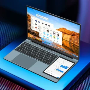 15.6 Inch + 7″ IPS 1920*1080 Laptop Notebook Computer Win10 Intel N5095 Business Office Learning Gaming Portable PC