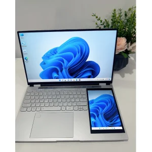 15.6 Inch + 7 Inch Dual Screen Laptop Notebook 16GB 512GB SSD Backlit Keyboard Double Screen Business Laptop