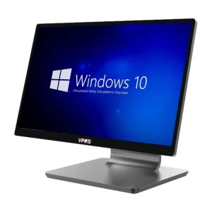 15.6 Inch Aluminum Alloy Shell Dual Screen POS Monitor Computer All in One Cash Register Systems With Touch Screen