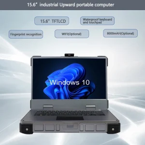15.6 Inch Durable Industrial Computer Resistive Touchscreen Intel I5-8265U 1.6GHz Quad Core DDR4 Memory Portable Rugged Laptop
