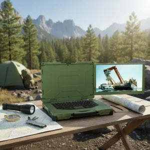 15.6 Inch Fully Rugged Commercial Notebook Aluminum Alloy Multi Screen 90Hz Refresh Rate Touchscreen Rugged PC