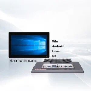 15.6 Inch IP65 Waterproof Fanless Industrial Touch Panel PC Windows Android Linux Capacitive Resistance Embedded Computers