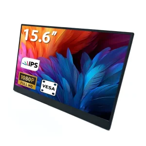 15.6 Inch IPS 1920x1080p Built-in Stand Portable Monitor for Mobile Smartphone Laptop Computer