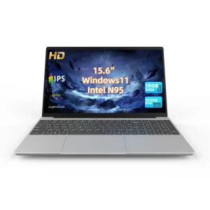 15.6 Inch Intel N95 Slim Laptop 16GB DDR4 RAM 512GB SSD 1TB Windows 11 Backlit Keyboard for Student Study Laptops