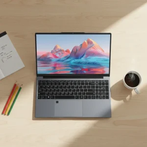 15.6 Inch Office Laptop Windows 11 Notebook FHD 1080P Screen for Business Work Daily Computing PC