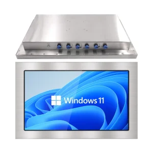 15.6 Inch Stainless Steel Waterproof All-in-One Industrial PC Touch Screen Display Fanless Embedded Industrial Touch Panel PC