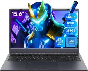 15.6英寸商务和学生笔记本电脑 Intel-12 Core I5-1240P 16GB RAM 512GB SSD 背光全键盘 Windows 11 Pro 笔记本电脑