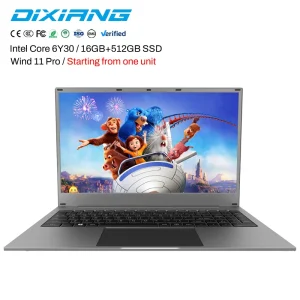 15.6英寸 Intel 6Y30 灰色 16GB DDR3 512GB SSD Windows 10/11 商务上网本
