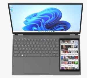15.6″ Main+7″ Touch Business Laptop Dual Screen IPS Face Unlock N95 Backlit Keyboard