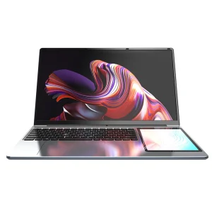 15.6英寸 N100 双屏触摸屏电脑 带 RGB 背光键盘笔记本电脑 适用于商务办公