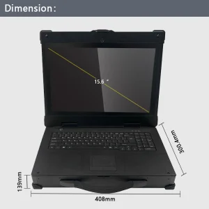 15.6″ Portable Industrial Computer TFT LED LCD 1920 x 1080 Resolution Support All in One Portable Laptop