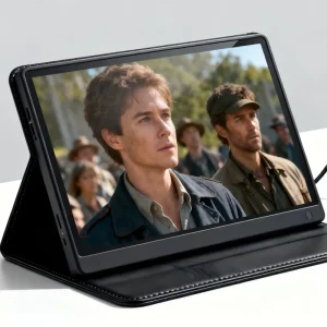 15.6″ Portable LCD Monitor Full 1080P Touchscreen Auxiliary Monitor for Laptops Pad Smart Phone