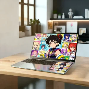 商务笔记本电脑 双屏 15.6英寸+7英寸 AMD Ryzen 7 32GB RAM Windows 11 165Hz 英文键盘