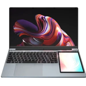 15.67Inch Dual Screen 1920*1080 N100 Cpu Processor Portable Laptop for Office Touchscreen