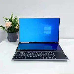 16″+14″ Dual Screen Laptop Intel Core I7 Touch Screen Business Notebook Computer Win11 DDR4 RAM SSD
