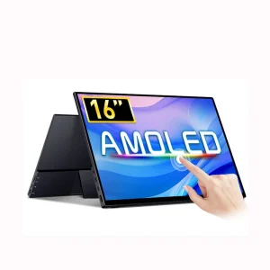16” AMOLED Touchscreen 16:10 UHD 3840x2400p 400nits Aluminum Alloy with Stand OLED Portable Monitor