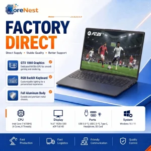 16英寸设计工作笔记本电脑 Core i7 6700HQ GTX 1060 6GB 独立显卡